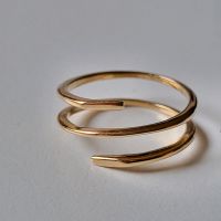 Ring 375/9k Gelbgold Spiralle Ring Wickelring Gr. 52 Elli Premium Wiesbaden - Mainz-Kastel Vorschau