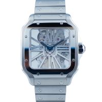 Cartier Santos De Cartier 39mm Skeleton aus 2021, Ref. WHSA0015 Duisburg - Duisburg-Mitte Vorschau