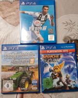 PS4 Spiele FIFA19, Ratchet Clank, Landwirtschafts-Simulator19 Brandenburg - Neuruppin Vorschau
