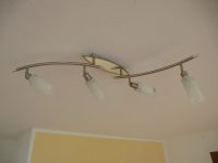 Deckenlampe 4 x 40W Metall silber gebürstet Länge 72 bis 114 cm Schleswig-Holstein - Flensburg Vorschau