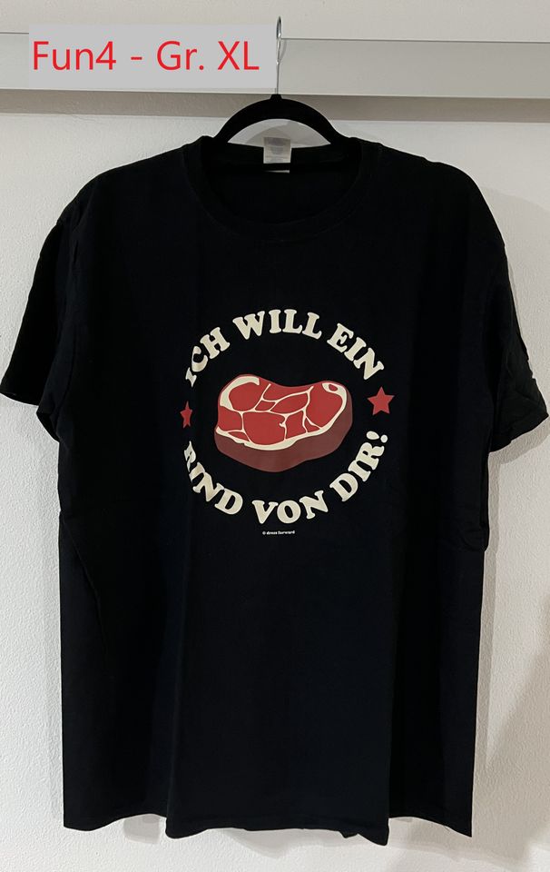Fun T-Shirts Größe L + Größe XL in Eltmann
