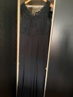 Schwarze Abendkleid Hochzeitskleid mit Perlen bestickt Nordrhein-Westfalen - Gronau (Westfalen) Vorschau