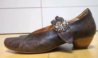 Think! Damenschuhe Gr. 41 1/2, Leder braun Saarland - Quierschied Vorschau