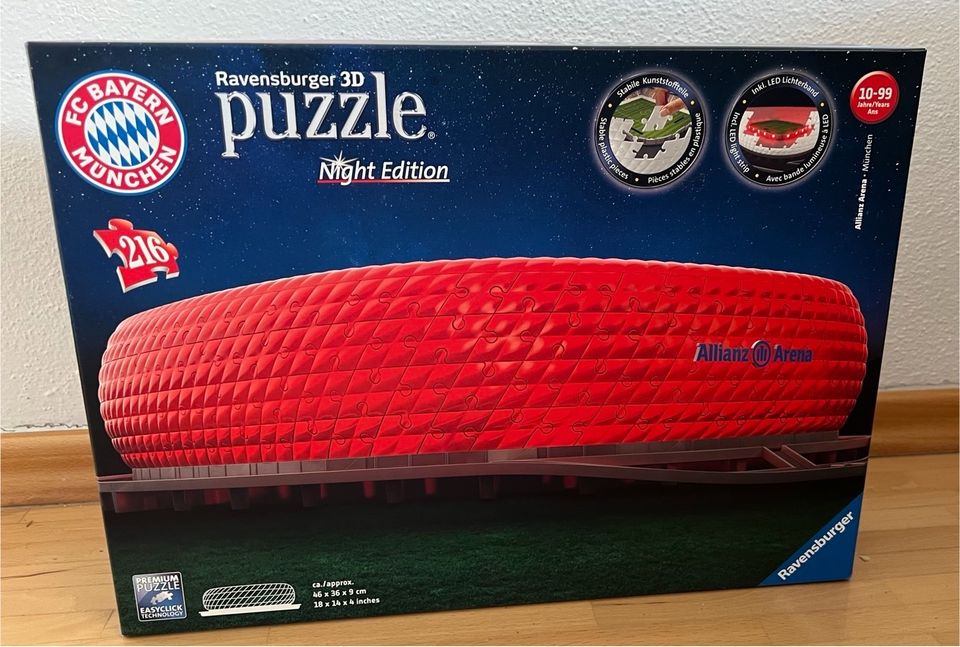 3D Puzzle Allianz Arena FCB (Night Edition) in Schernfeld