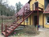 Metalltreppe fur Aussen Treppe mit WPC Stufen Podest laut Mass Mecklenburg-Vorpommern - Neubrandenburg Vorschau