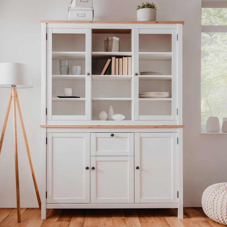 Buffet Küchenschrank Vitrine Schrank Anrichte Weiss NEU 212-Ma in Wiesbaden