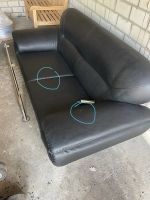 Sofa schwarz Kunstleder Nordrhein-Westfalen - Kleve Vorschau