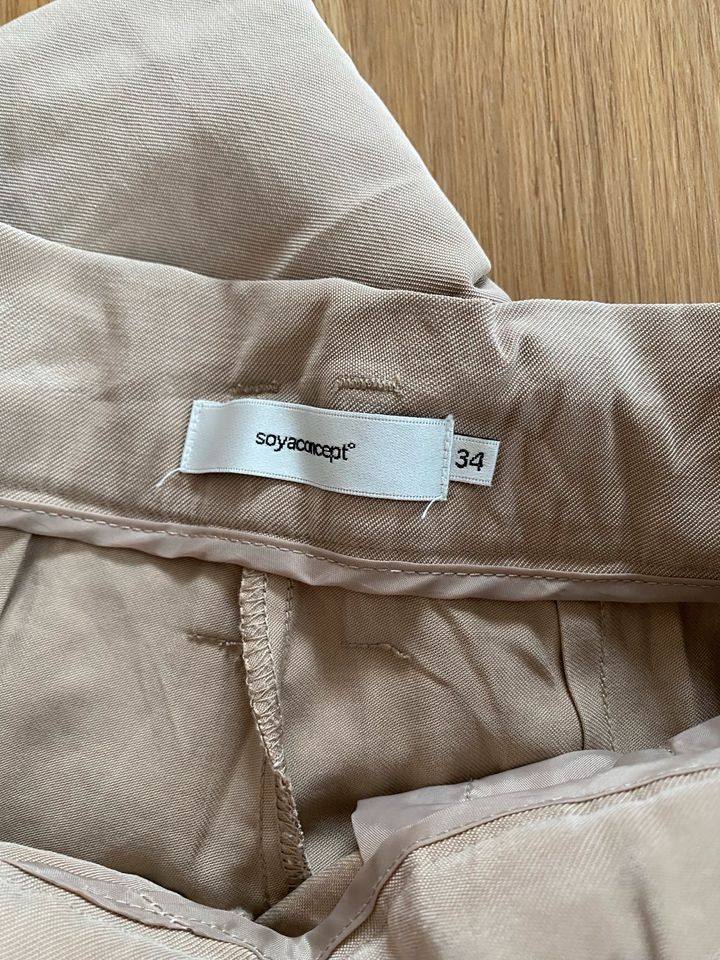 Soyaconcept Hose Gr 34 XS S - beige Modal wie neu in Otzberg