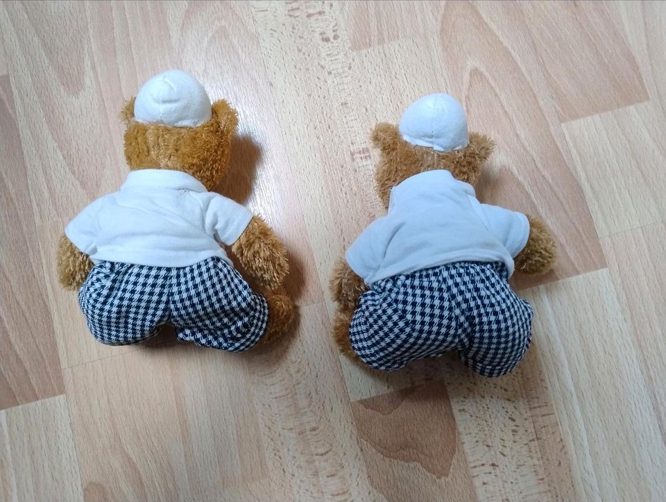 Teddy Bär Bärchen Bäcker Zwillinge in Wahnwegen