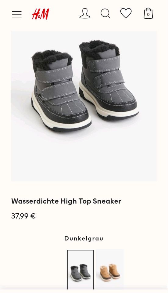 Baby Kinder Boots Gr.20 / 21 waterproof Winterschuhe Stiefel in Bisingen