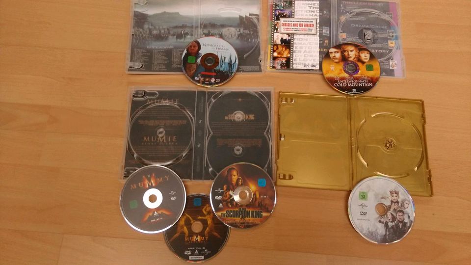 10 Film DVD'S Fantasy "Mummy Legends, Huntsman, Matrix in Hameln