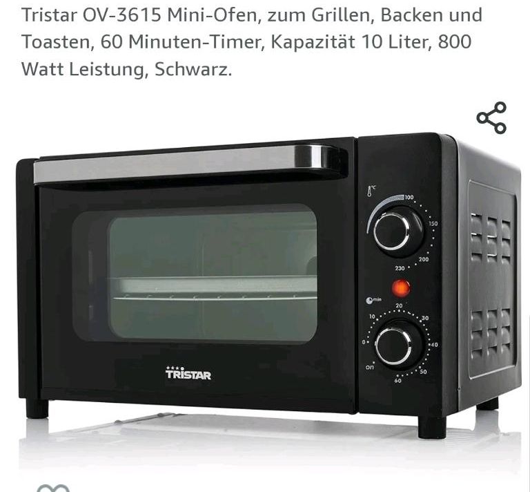 Tristar Mini Backofen Camping in Rheine