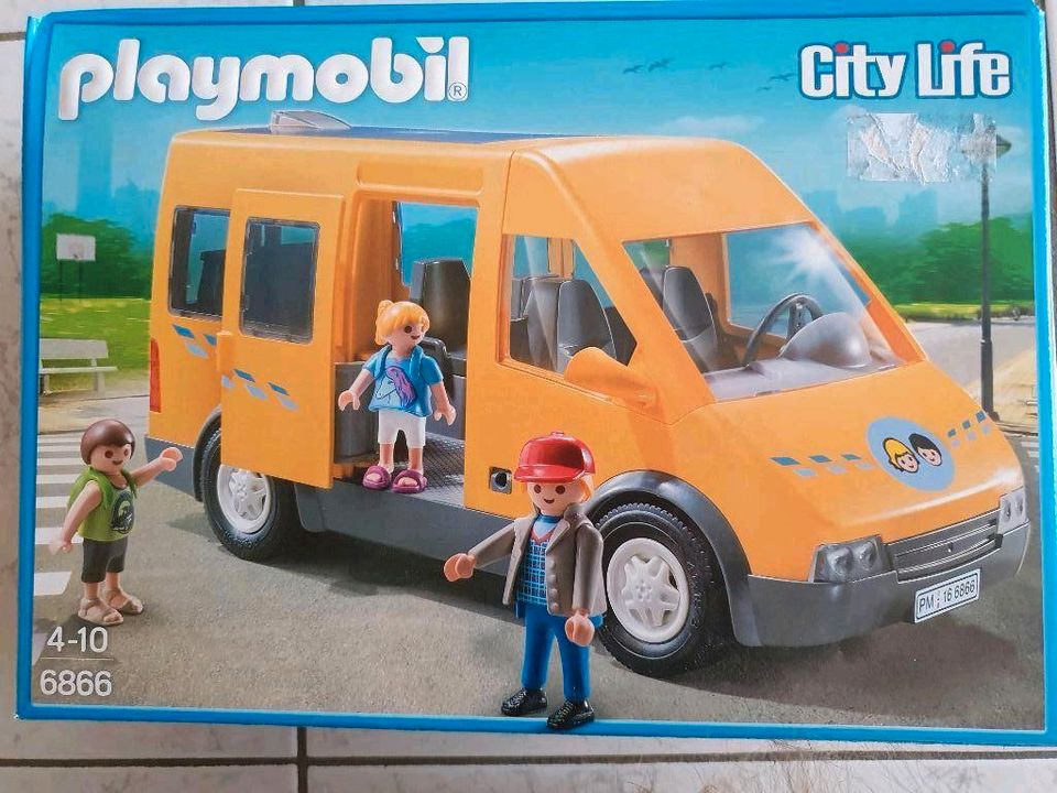 Playmobil 6866 Schulbus - vollständig und mit OVP in Meckenheim