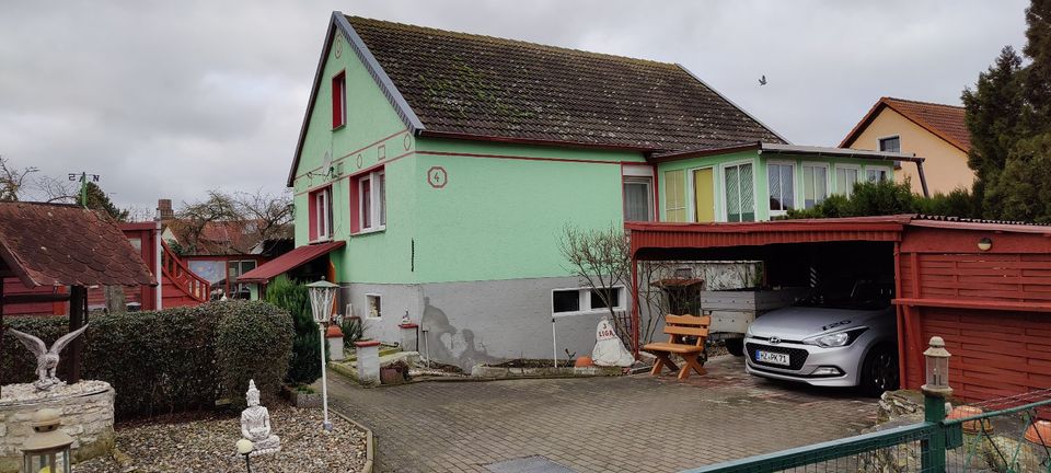 EINFAMILIENHAUS mit Carport, Pool, Gartenhäuschen in 38838 Schlanstedt/Huy (HARZ) / 84.000 € in Schlanstedt