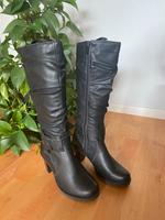 Hohe Lederstiefel schwarz echtes leder Neu Kiel - Ravensberg-Brunswik-Düsternbrook Vorschau