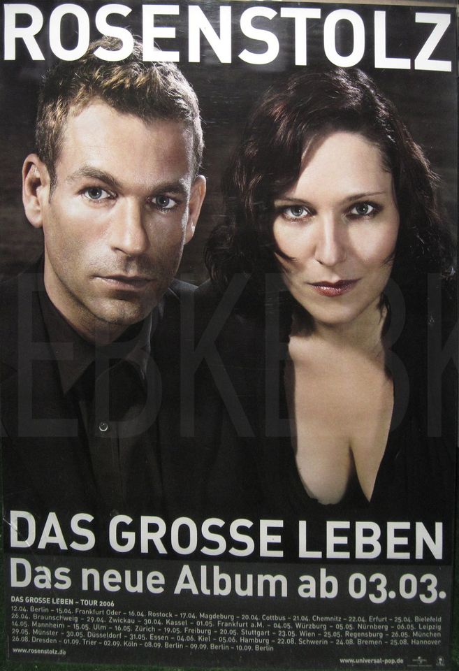 versch.Poster Rosenstolz u.a.Soubrette.Leben.Liebe.Anna Peter ppP in Berlin