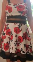Sommer Polka Kleid mit integrierten Cups Gr. S Baden-Württemberg - Eriskirch Vorschau