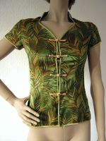 Chinesisches Top Shirt Bluse Gr.36 grün gold orange TOPP Berlin - Steglitz Vorschau