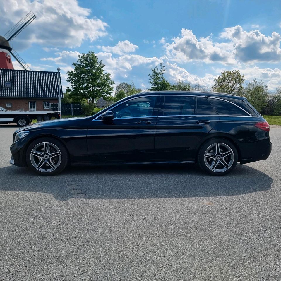 Mercedes-Benz C 220 T-Modell *1.Hand*AMG Line*LED*Rückfahrkamera* in Nübbel