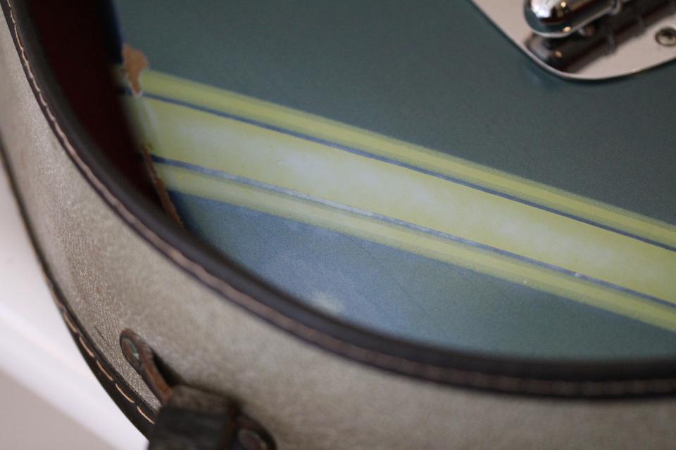 1972 Fender Mustang Competition Blue Refin' E-Gitarre Vintage in Wismar