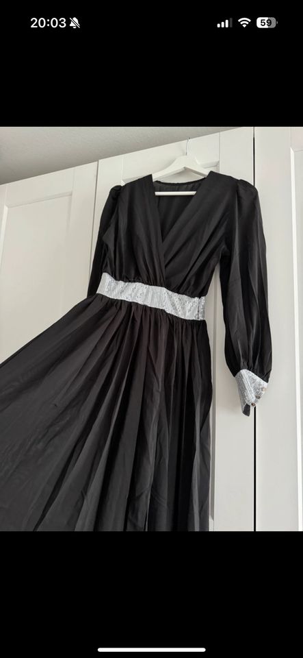 SHEIN Kleid schwarz transparent Gr S NEU in Lemgo