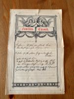 Familienchronik Familien Chronik altes Dokument von 1835 Baden-Württemberg - Herbolzheim Vorschau