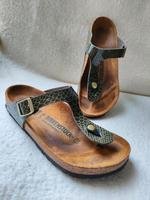 Birkenstock Gizeh magic snake gold lack 38N Niedersachsen - Sehnde Vorschau