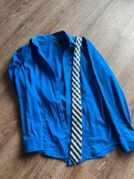 Jungen Hemd blau Konfirmation Krawatte Größe 164 Niedersachsen - Bremervörde Vorschau