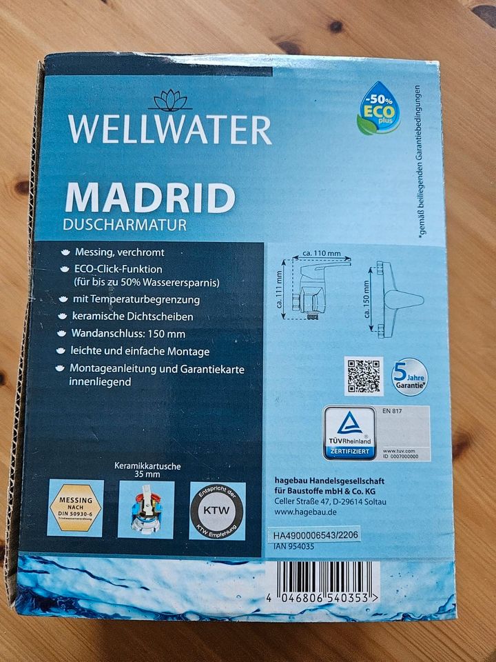 Duscharmatur Wellwater Madrid in Bremervörde