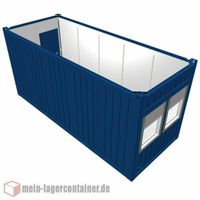 20 Fuß Bürocontainer Isoliert mit Fenster Stahltür E-Heizung NEU Niedersachsen - Hildesheim Vorschau