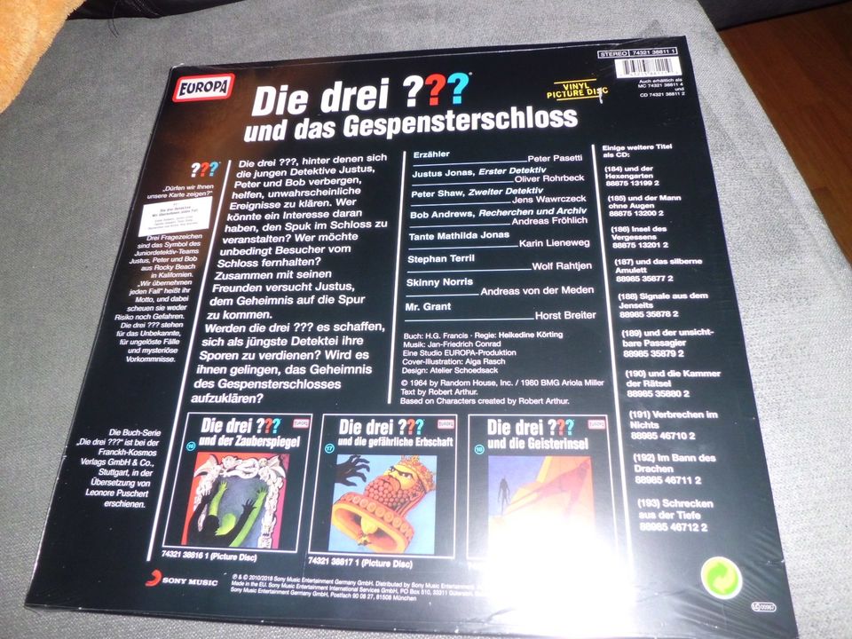 LP drei Fragezeichen ??? 11 und der Gespensterschloss Vinyl NEU in Hattersheim am Main