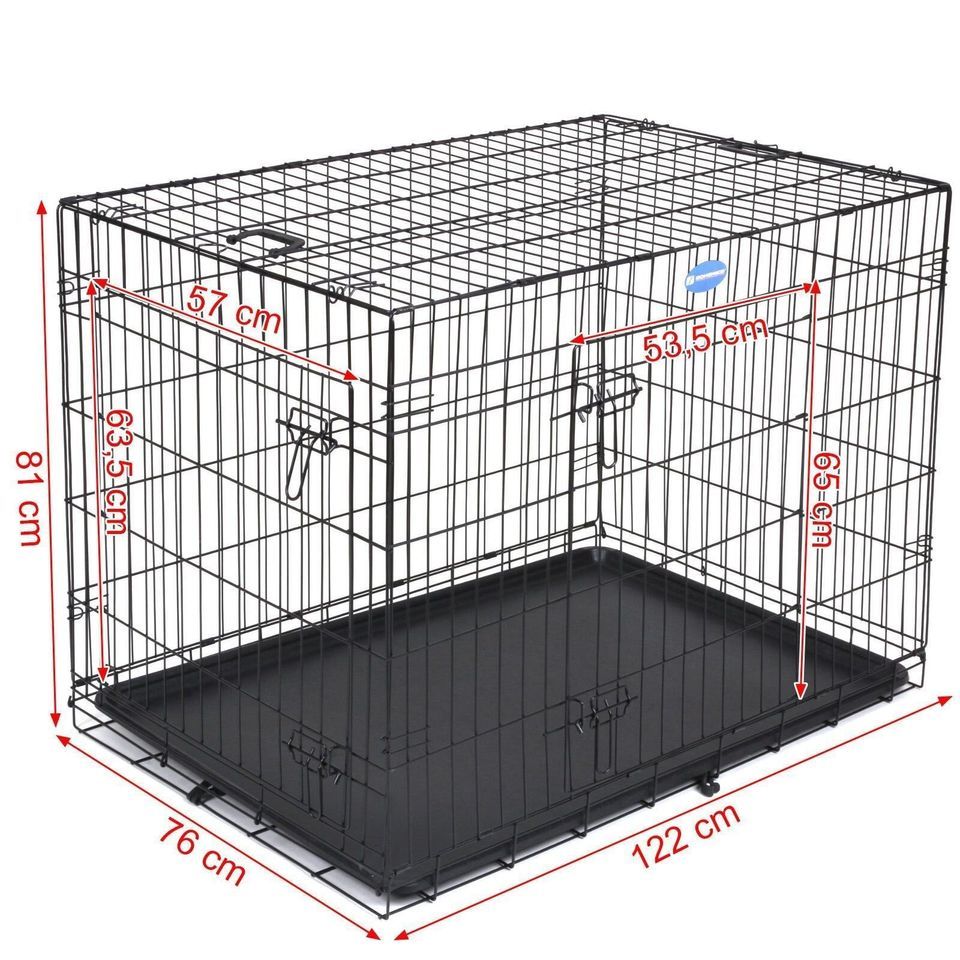 XXL Hundebox Hundekäfig Transportbox Gitterbox Hund Welpe in Westerburg