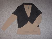 Shirt und Bolero Gr. M/L (40 passend), hellbraun-schwarz Bayern - Königsbrunn Vorschau