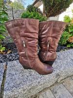 5th Avenue Stiefeletten mit Keilabsatz Wedges, echtes Leder Hamburg-Mitte - Hamburg Rothenburgsort Vorschau