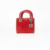 Dior Lady Mini Red Python Exotic Tasche Frankfurt am Main - Innenstadt Vorschau