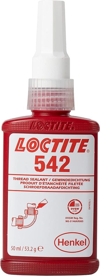 LOCTITE 542, mittelfeste Gewindedichtung, universell einsetzbar in Karben