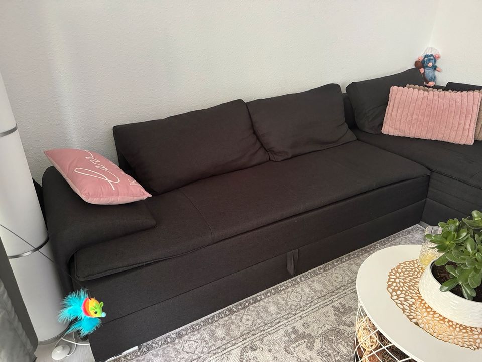 Couch, mit schlaffunktion (boxspringcouch + Bett) in Chemnitz