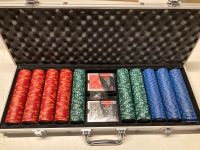 Pokerkoffer - Poker Chips - 500 Stück - Blind 5/5 oder 5/10 Nordrhein-Westfalen - Hückeswagen Vorschau