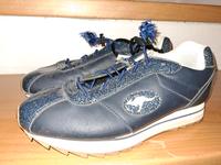 Sneaker glitzer von Kangaroos Gr. 38 mit Gummischnürung Bayern - Mindelheim Vorschau