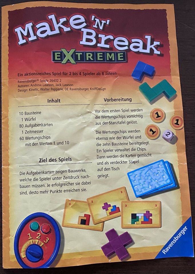 Make n Break Extreme Brettspiel Gesellschaftsspiel Ravensburger in Hamburg