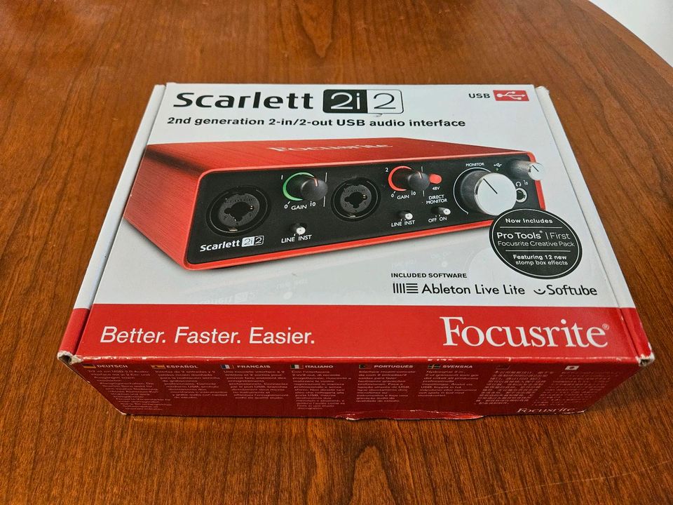 Focusrite Scarlett 2i2 – 2nd Interface in Rosdorf