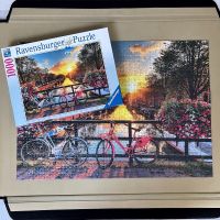 Ravensburger Puzzle, 1000, Sonnenuntergang, Fahrräder, Amsterdam Baden-Württemberg - Heidenheim an der Brenz Vorschau
