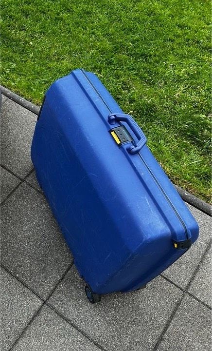 Koffer Hartschalenkoffer Samsonite Reise Blau in Frankenberg (Eder)