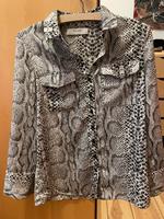 Bluse Schlange Animal-Print grau, neu Mitte - Wedding Vorschau