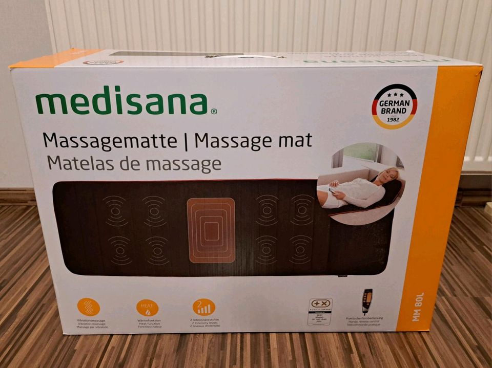 MEDISANA Massagematte mit Vibrations- und Wärmefunktion MM 80L in  Niedersachsen - Gleichen | eBay Kleinanzeigen ist jetzt Kleinanzeigen