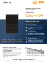 PV Modul DAS Solar 440W Glas-Glas N-Typ Bifacial Black Frame Bayern - Bad Abbach Vorschau