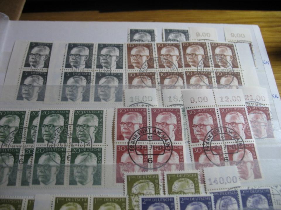 Briefmarken BRD-Berlin Heinemann VB mit Versandstellenstempel in Konstanz