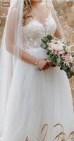 Brautkleid A-Linie (Ivory/Nude) Bayern - Bergrheinfeld Vorschau