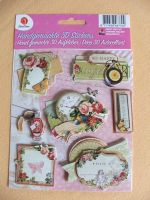 Karten Sticker Scrapbook 3D Vintage Muttertag Embellishment Faden Nordrhein-Westfalen - Heek Vorschau