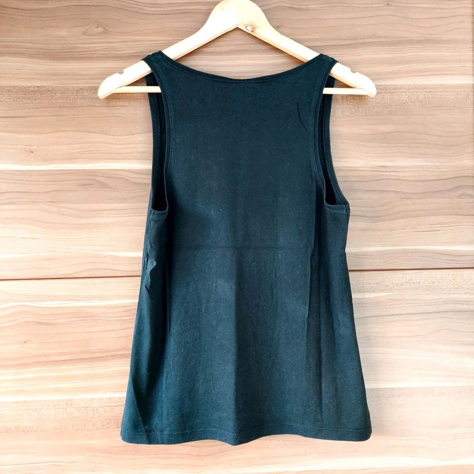 H&M Tanktop mit Pailletten-Druck Gr. 42 in Hanau